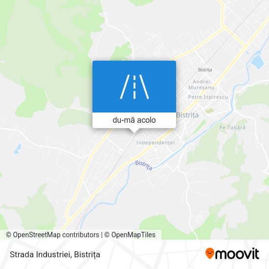 Hartă Strada Industriei