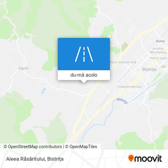 Hartă Aleea Răsăritului