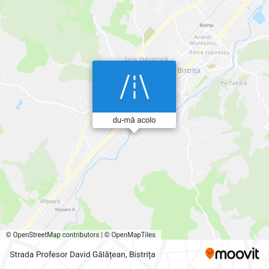 Hartă Strada Profesor David Gălățean