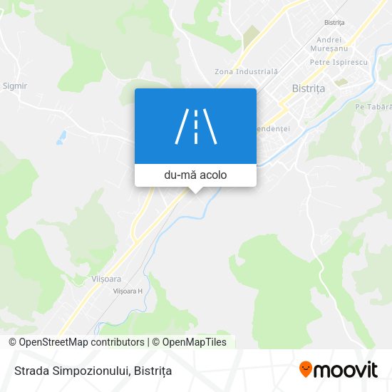 Hartă Strada Simpozionului