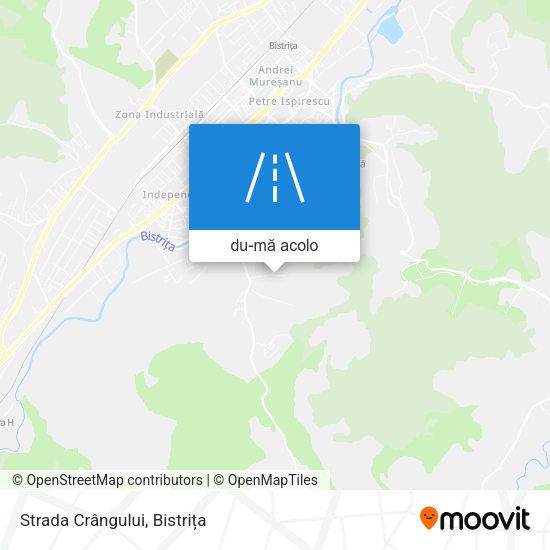 Hartă Strada Crângului