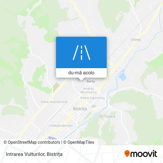 Hartă Intrarea Vulturilor