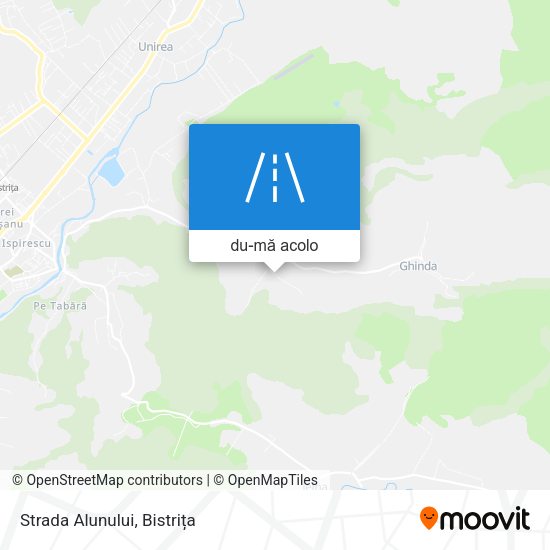 Hartă Strada Alunului