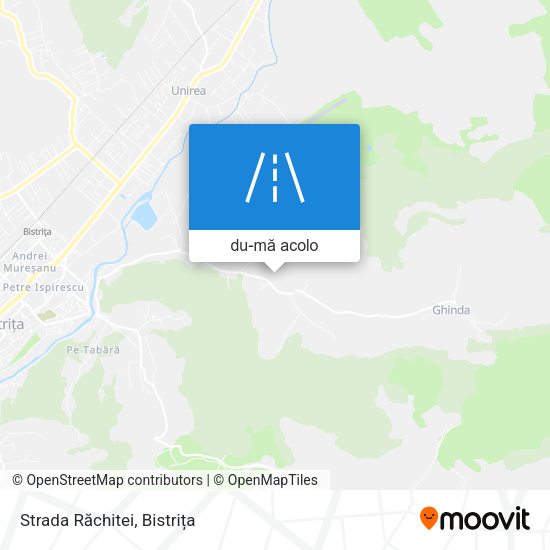 Hartă Strada Răchitei