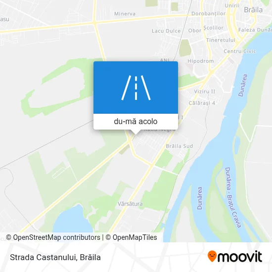 Hartă Strada Castanului