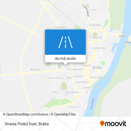 Hartă Strada Podul Înalt