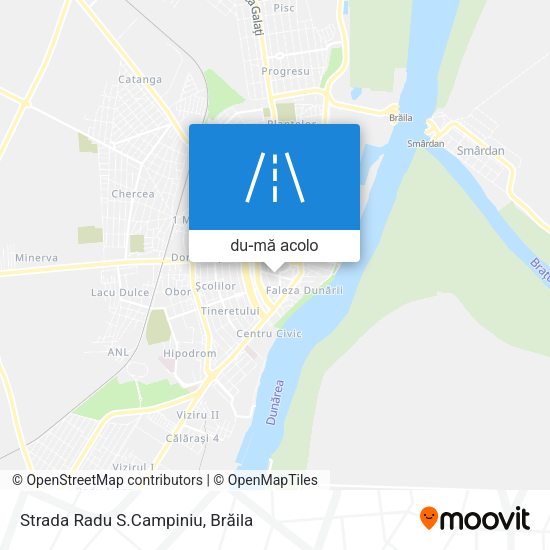 Hartă Strada Radu S.Campiniu