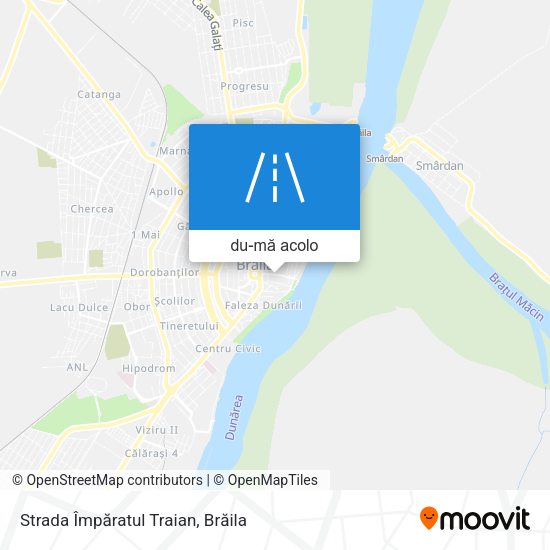 Hartă Strada Împăratul Traian