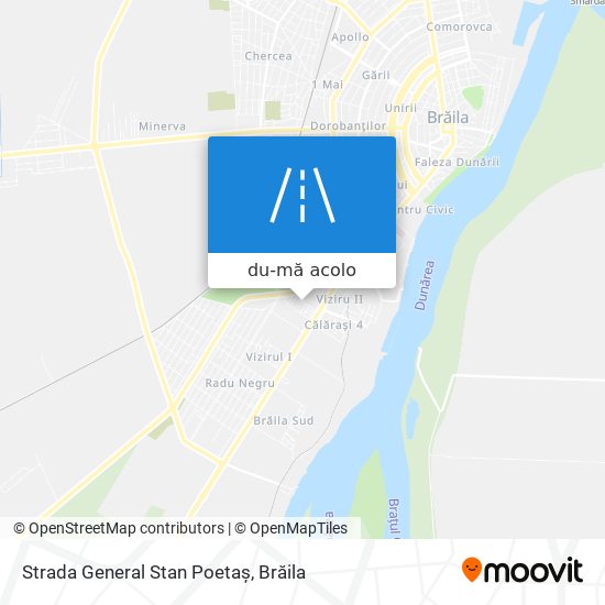 Hartă Strada General Stan Poetaș