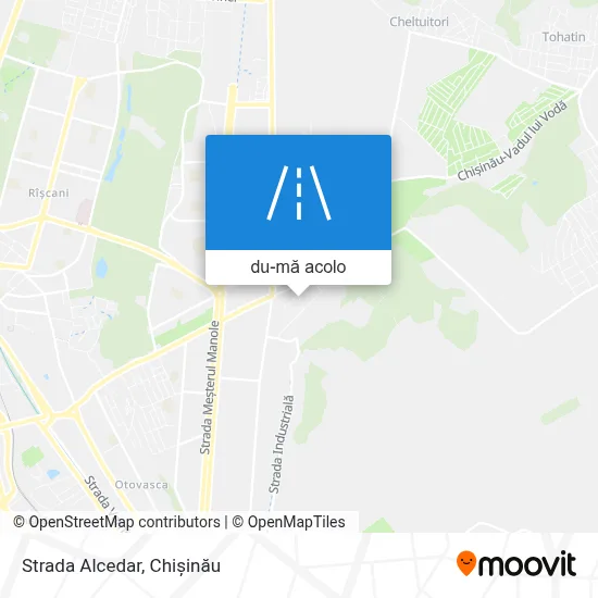 Hartă Strada Alcedar