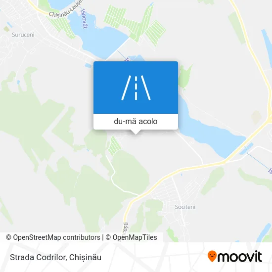 Hartă Strada Codrilor