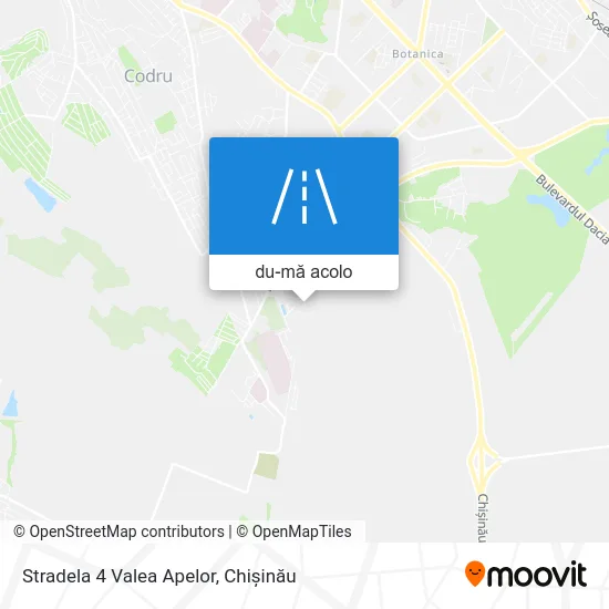 Hartă Stradela 4 Valea Apelor