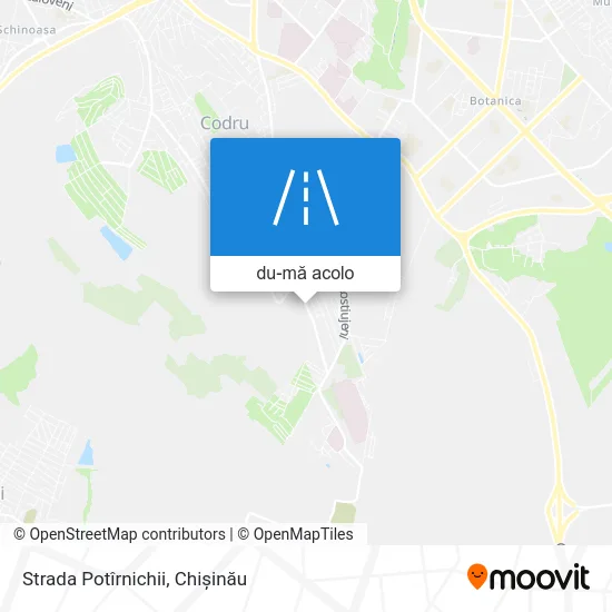 Hartă Strada Potîrnichii