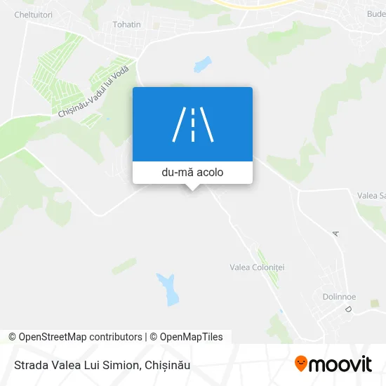 Hartă Strada Valea Lui Simion