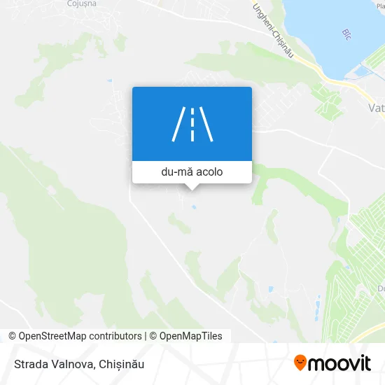 Hartă Strada Valnova