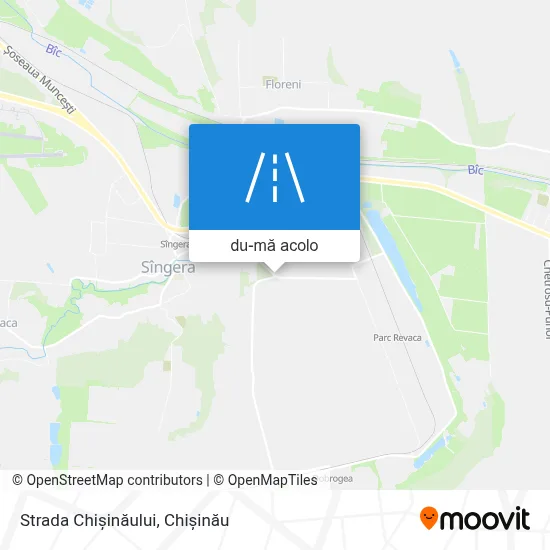 Hartă Strada Chișinăului