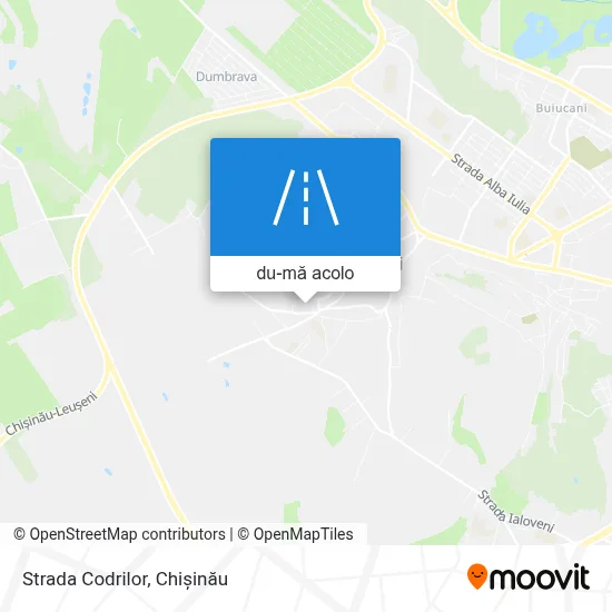 Hartă Strada Codrilor