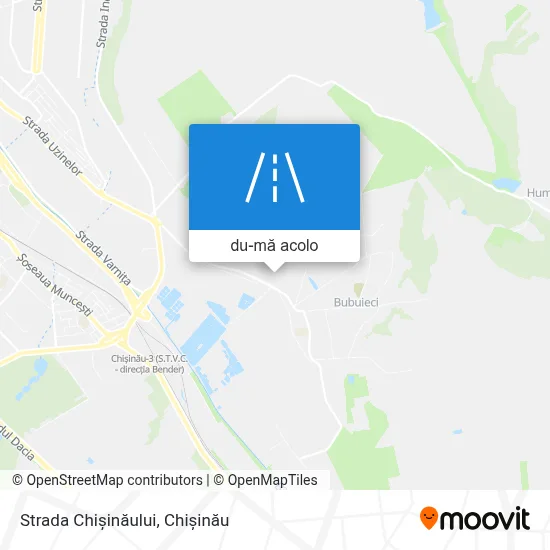 Hartă Strada Chișinăului