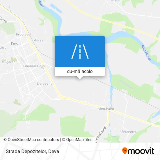 Hartă Strada Depozitelor