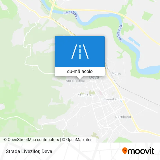 Hartă Strada Livezilor