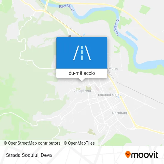 Hartă Strada Socului