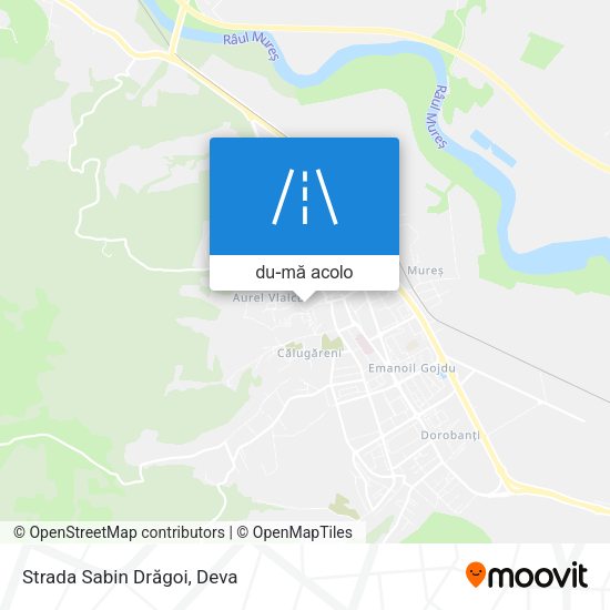 Hartă Strada Sabin Drăgoi