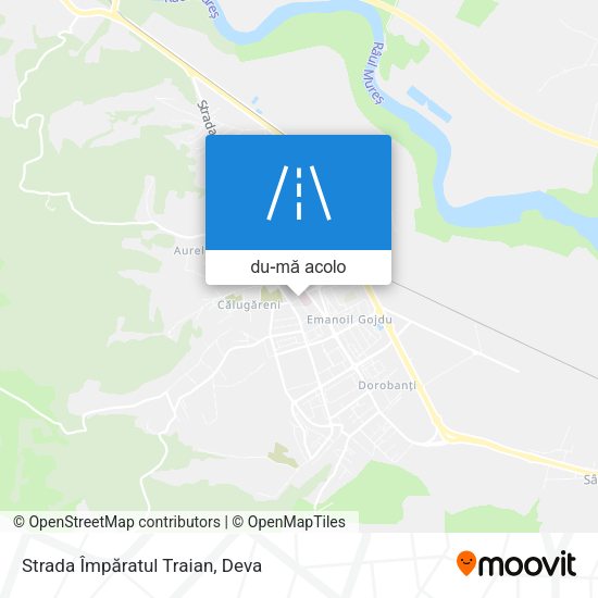 Hartă Strada Împăratul Traian