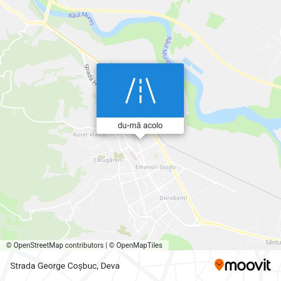 Hartă Strada George Coșbuc