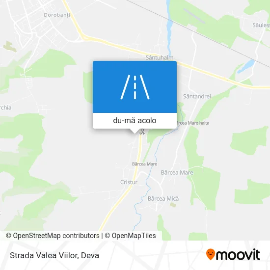 Hartă Strada Valea Viilor