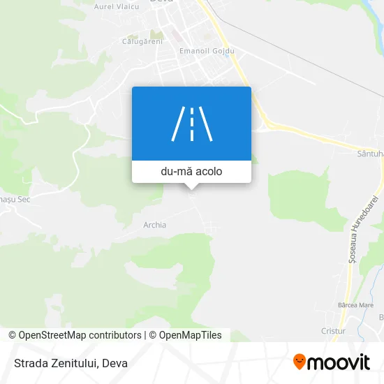 Hartă Strada Zenitului