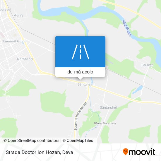 Hartă Strada Doctor Ion Hozan