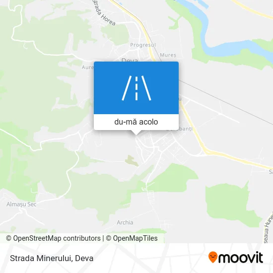Hartă Strada Minerului