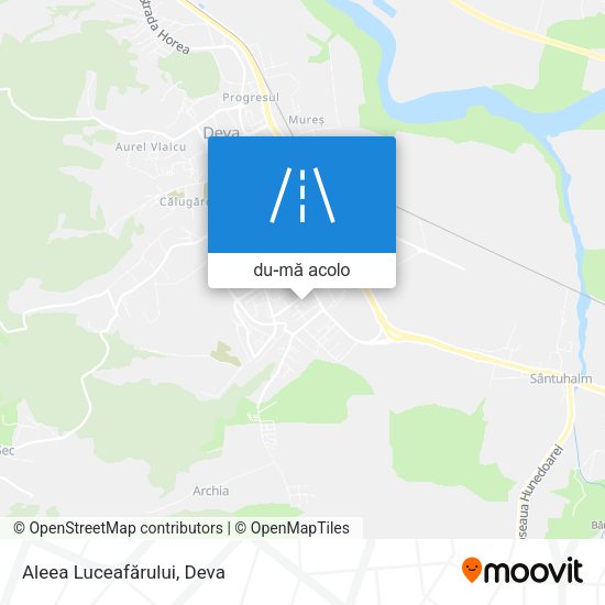 Hartă Aleea Luceafărului