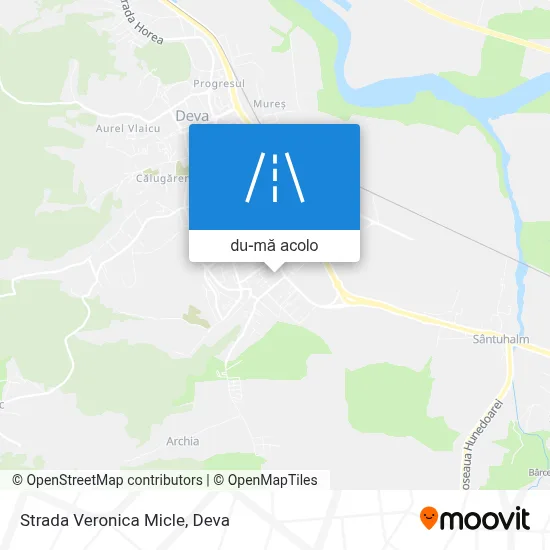 Hartă Strada Veronica Micle