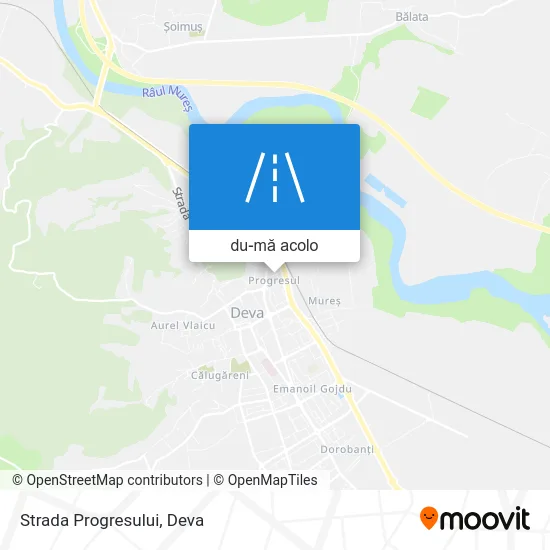 Hartă Strada Progresului