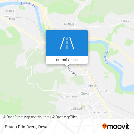 Hartă Strada Primăverii