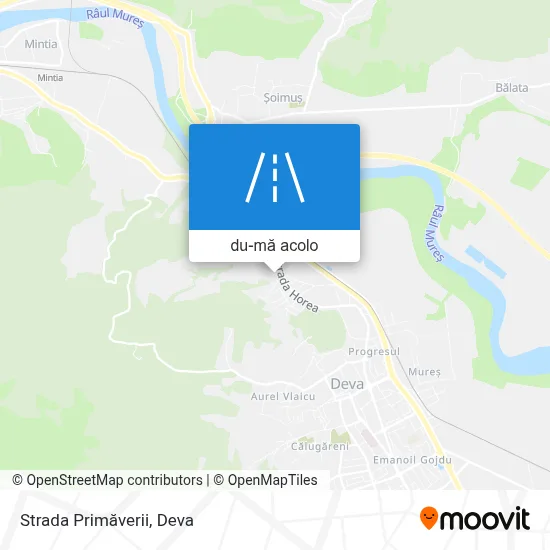 Hartă Strada Primăverii