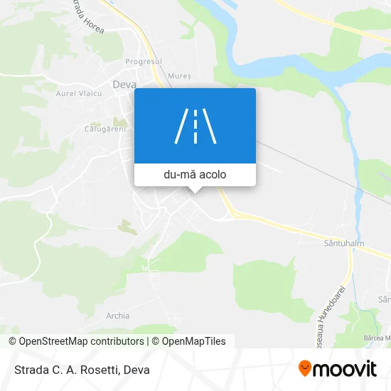 Hartă Strada C. A. Rosetti