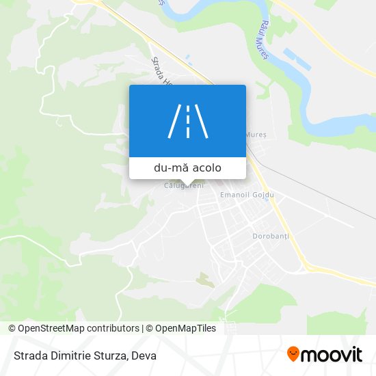 Hartă Strada Dimitrie Sturza