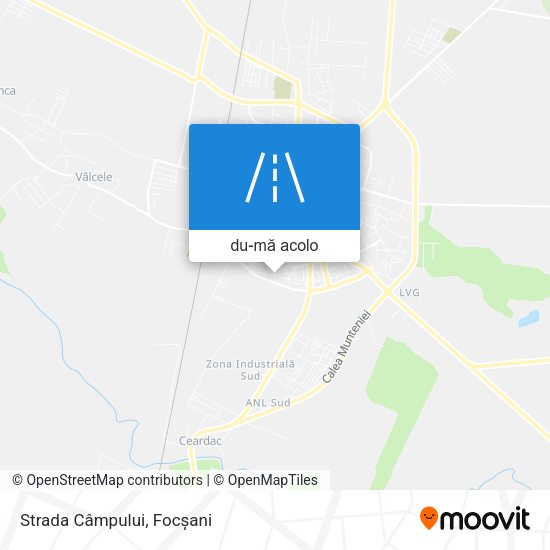 Hartă Strada Câmpului