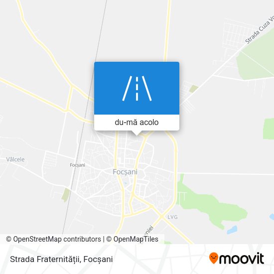 Hartă Strada Fraternității