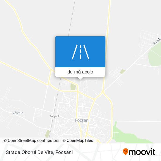 Hartă Strada Oborul De Vite