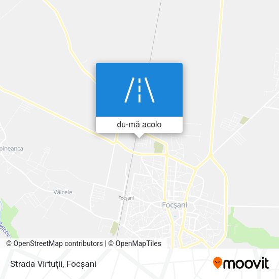 Hartă Strada Virtuții