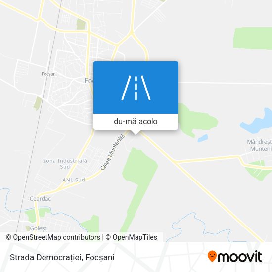 Hartă Strada Democrației