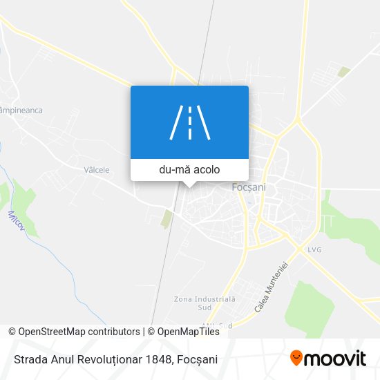 Hartă Strada Anul Revoluționar 1848