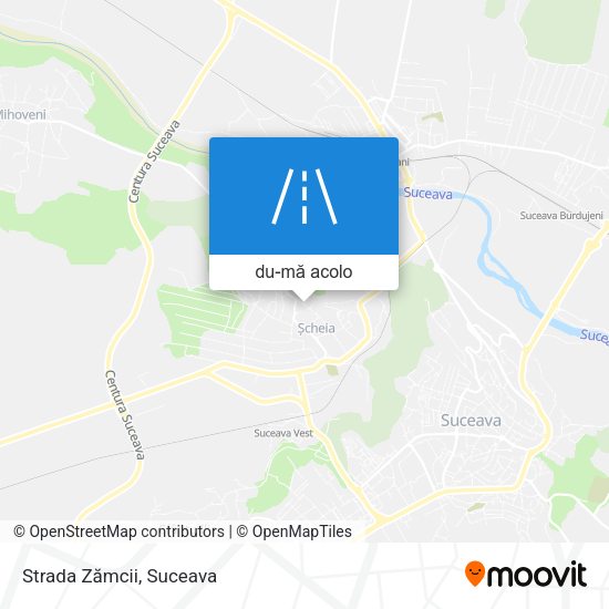Hartă Strada Zămcii
