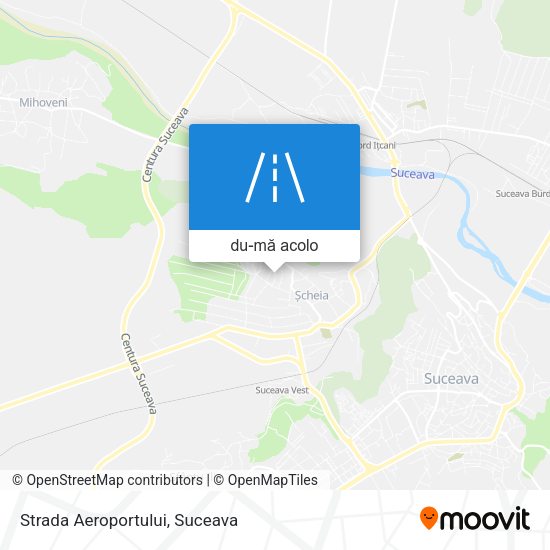 Hartă Strada Aeroportului