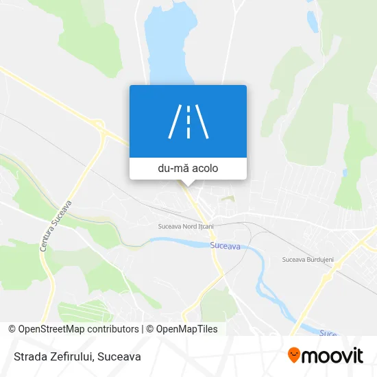Hartă Strada Zefirului
