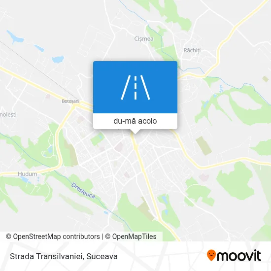 Hartă Strada Transilvaniei