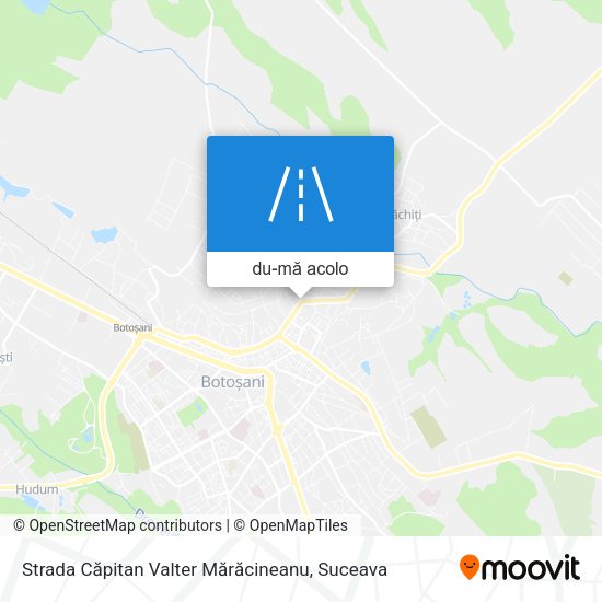 Hartă Strada Căpitan Valter Mărăcineanu